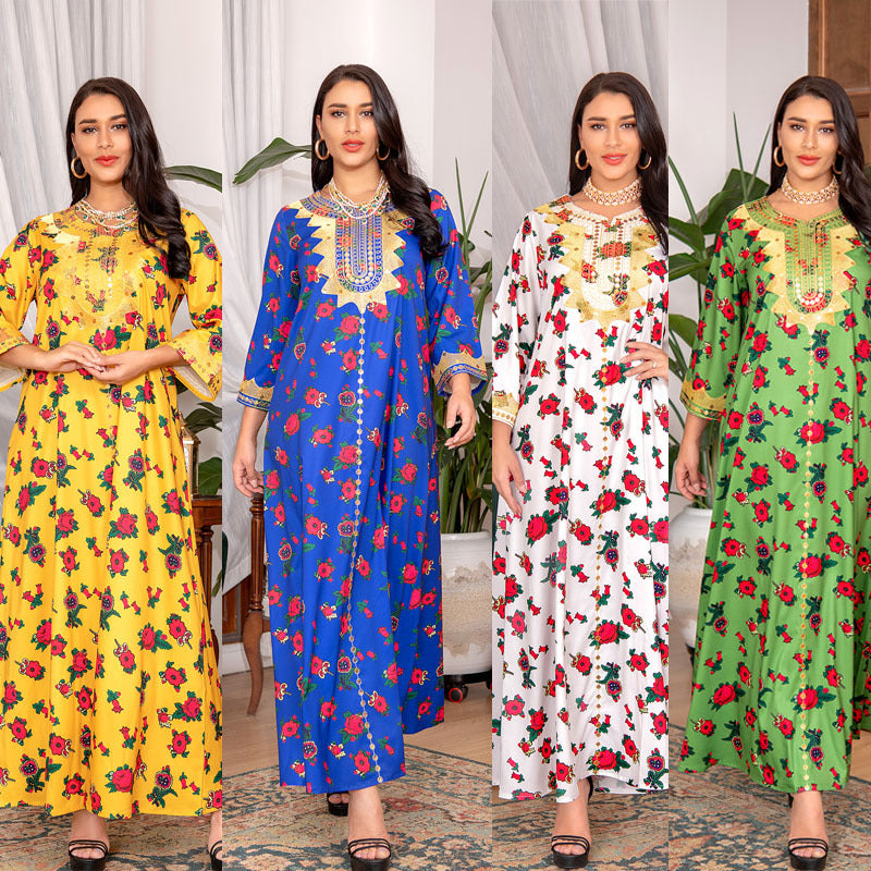 Middle East Women's Dubai Muslim Women's Dress