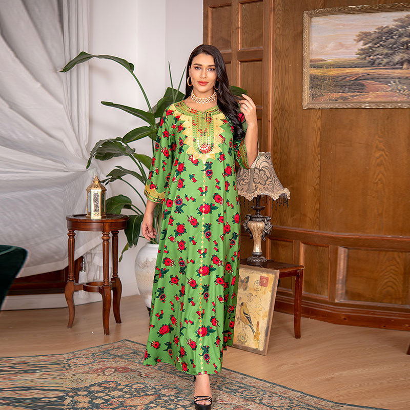 Middle East Women's Dubai Muslim Women's Dress