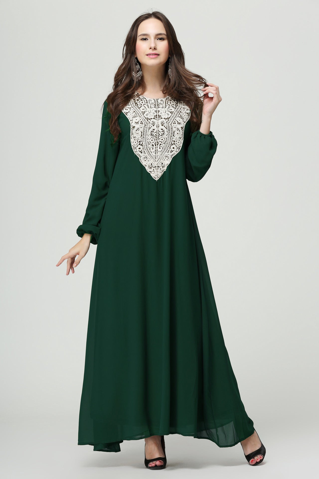 Double dress with long sleeves